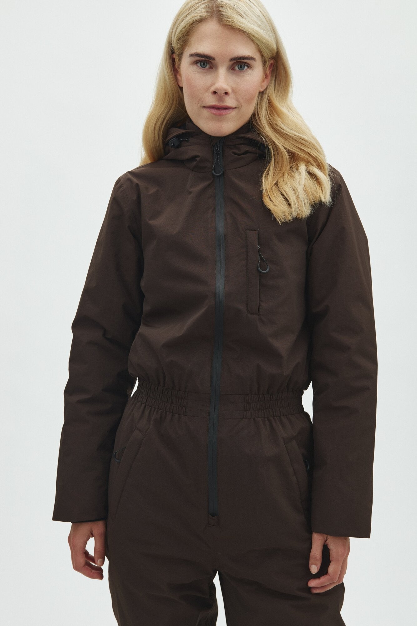 Izabela flyverdragt – Dark coffee